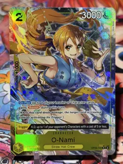 O-NAMI - One Piece TCG OP06-101 - AA Alt Art Rare R - Wings of the Captain - Image 1
