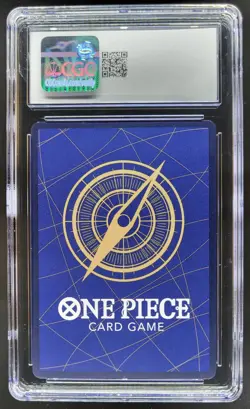 2024 ONE PIECE CCG JAPANESE MONKEY D. LUFFY SUPER RARE ALT ART CGC 9 B PT - Image 2