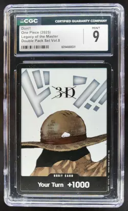 2025 ONE PIECE CCG DON!! LEGACY OF THE MASTER CGC 9 A PT - Image 1