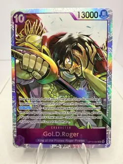 Gol. D. Roger (SR) Op13-064 One Piece Card Carrying On His Will English - Image 1