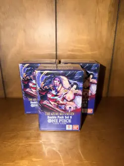 One Piece OP14 The Azure Sea's Seven Double Pack Set 9 Lot Of 2 - Image 1