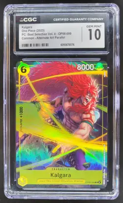 2025 ONE PIECE CCG KALGARA ALT ART OP08-099 CGC 10 B PT - Image 1