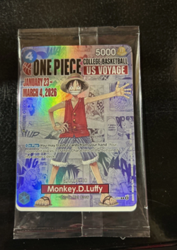 Monkey.D.Luffy (055) (College Basketball US Voyage) P-055 One Piece Promotion... - Image 1