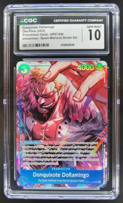 2024 One Piece 500 Years in the Future Donquixote Doflamingo CGC 10 D PT - Image 1