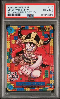 2025 ONE PIECE JPN PREMIUM COLLECTION ONE PIECE DAY'25 MONKEY D. LUFFY PSA 10 - Image 1