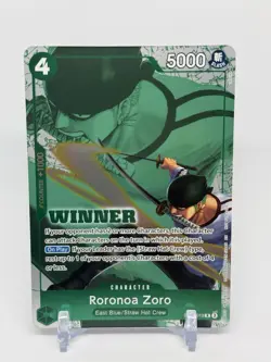 Roronoa Zoro RARE WINNER ALT ART EB02-019 ONE PIECE TCG - Image 1
