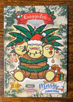 Exeggutor 103 Star Holo Non-TCG Prisma Christmas Cards 2025 Pokemon - Image 1