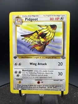 Pidgeot 24/64 1st Edition Jungle Non Holo Rare 1999 WOTC Pokemon - Image 1