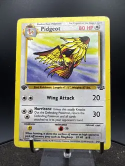 Pidgeot 24/64 1st Edition Jungle Non Holo Rare 1999 WOTC Pokemon - Image 3