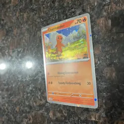 Charmander 007/091 Cosmos Holo Paldean Fates Promo Pokemon Trading Card Game NM - Image 2