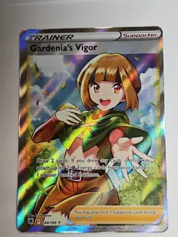 Pokemon Gardenia's Vigor (Full Art) 184/189 Swsh10: Astral Radiance Trainer - Image 1