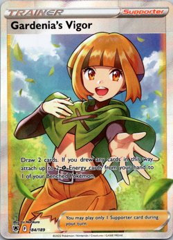 Gardenia's Vigor (Full Art) 184/189 Swsh10: Astral Radiance Holo Pokemon TCG - Image 1
