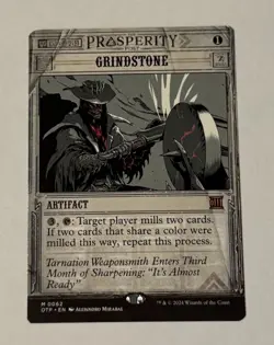 MTG Grindstone - Outlaws Of Thunder Junction Breaking News LP - Image 1