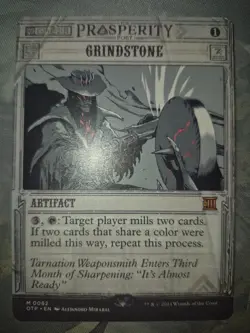 Grindstone Outlaws of Thunder Junction: Breaking News Regular x1 MTG NM - Image 1