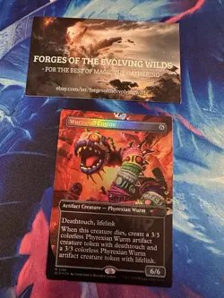 Wurmcoil Engine Foil Secret Lair Play Doh: Squisful Thinking Extra Life - Image 1