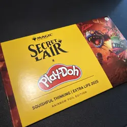 MTG Secret Lair x PlayDoh Squishful Thinking Foil Edition Extra Life 2025 Sealed - Image 1