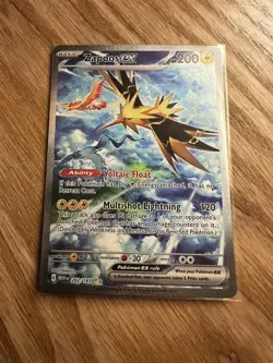 Zapdos ex (202/165) S&V 151 Special Illustration Rare Pokemon Card near mint - Image 1
