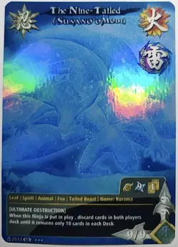Carte Naruto CCG Collectible Card Game Foil neuf Prism 420 Susano’o - Image 1