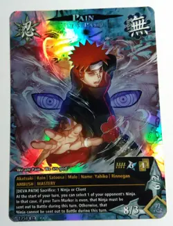 Carte Naruto CCG Collectible Card Game 178 Foil neuf Prism Pain - Image 1