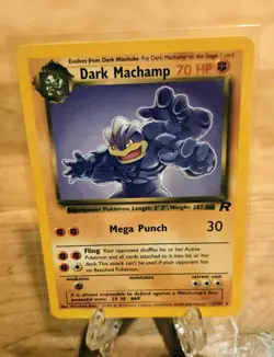 Dark Machamp 27/82 Team Rocket Rare Pokemon card Non Holo NM - Image 3