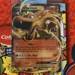 Pokemon TCG Charizard EX Flashfire Holo Ultra Rare Card 11/106 - Image 1