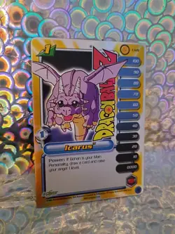 2003 Score CCG - TCG, 2 Star Foil DBZ Card, Icarus, Limited #CA19 - Image 2