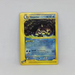 Omastar 23/144 Skyridge Rare Non-Holo Pokemon Card WOTC 2003 NM/MINT - Image 2