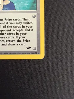 Pokemon Card - Misty's Wish Gym Challenge 108/132 Rare - HP - Image 2