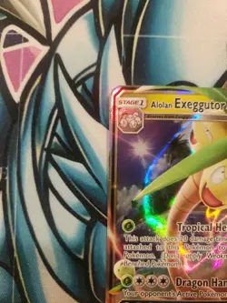 Alolan Exeggutor EX 74/111 Crimson Invasion NM Ultra Rare Pokemon Card - Image 2