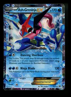 Ash-Greninja EX XY133 Black Star Promo 2016 Holo Rare Pokemon Card TCG - Image 1