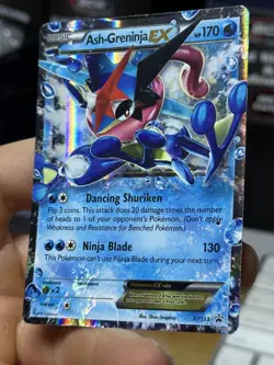 Ash-Greninja EX XY133 Black Star Promo 2016 Holo Rare Pokemon Card TCG - Image 5