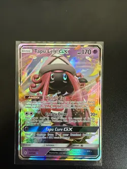 Pokemon TCG Tapu Lele GX Holo Ultra Rare Card Classic Collection 60/145 - Image 1