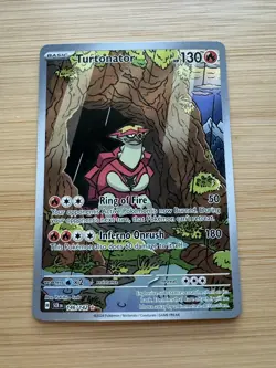 Turtonator 146/142 Holo Illustration Rare Stellar Crown Pokemon Card NM ✨ - Image 1
