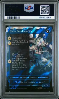 2025 MTG FINAL FANTASY #0523 JILL, SHIVA'S DOMINANT/SHIVA, WARDEN OF ICE PSA 10 - Image 2