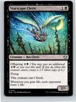 Magic the Gathering Starscape Cleric Bloomburrow MTG Free Shipping! - Image 1