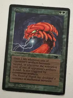 Magic the Gathering MTG Antiquities Powerleech MP (Beta Bob) - Image 1