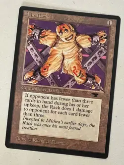 Magic the Gathering MTG Antiquities The Rack LP+ (Beta Bob) - Image 1