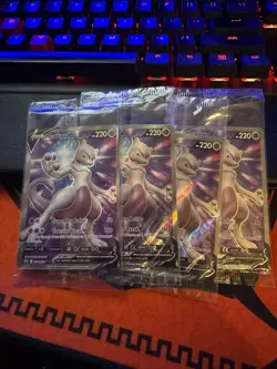 Pokemon Mewtwo V SWSH229 Sword & Shield Black Star Promo New Sealed 2022 - Image 1