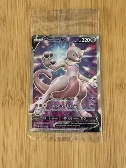 Mewtwo V SWSH229 Pokemon Black Star Promo Sword & Shield | SEALED - Image 1