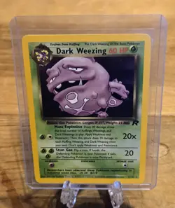 Dark Weezing 31/82 Pokemon Team Rocket Non Holo WOTC TCG NM - Image 1