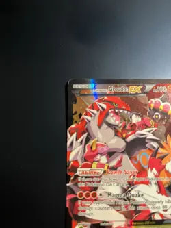 Pokemon TCG Team Magma's Groudon EX 15/34 Double Crisis Holo Rare - Image 2