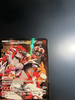 Pokemon TCG Team Magma's Groudon EX 15/34 Double Crisis Holo Rare - Image 3