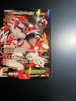 Pokemon TCG Team Magma's Groudon EX 15/34 Double Crisis Holo Rare - Image 5