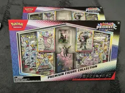 Pokemon TCG Prismatic Evolutions Premium Figure Collection NEW SEALED IN HAND ✅ - Image 1