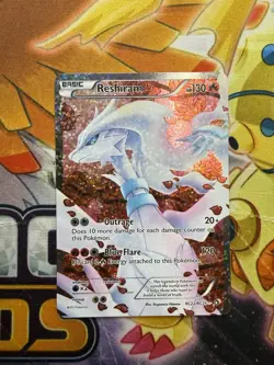 Reshiram (Full Art) RC22/RC25 Legendary Treasures: Radiant Collection Holo LP - Image 3