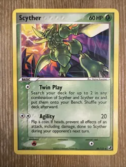 Pokemon TCG Scyther EX Unseen Forces 46/115 Regular Uncommon NM - Image 1