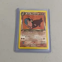 Dark Magcargo 018/105 1st Edition Neo Destiny Pokemon NM Near Mint + CLEAN - Image 1