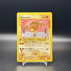 POKEMON WOTC NEO DESTINY 1ST ED. #42 HITMONLEE UNCOMMON - NM - Image 1