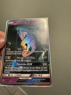 Pokemon Mewtwo GX Shining Legends 78/73 Secret Rare (Read Description) - Image 2