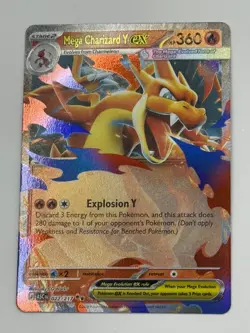 Pokemon MEGA CHARIZARD Y EX 022/217 - Ascended Heroes - ULTRA RARE HOLO - MINT - Image 1
